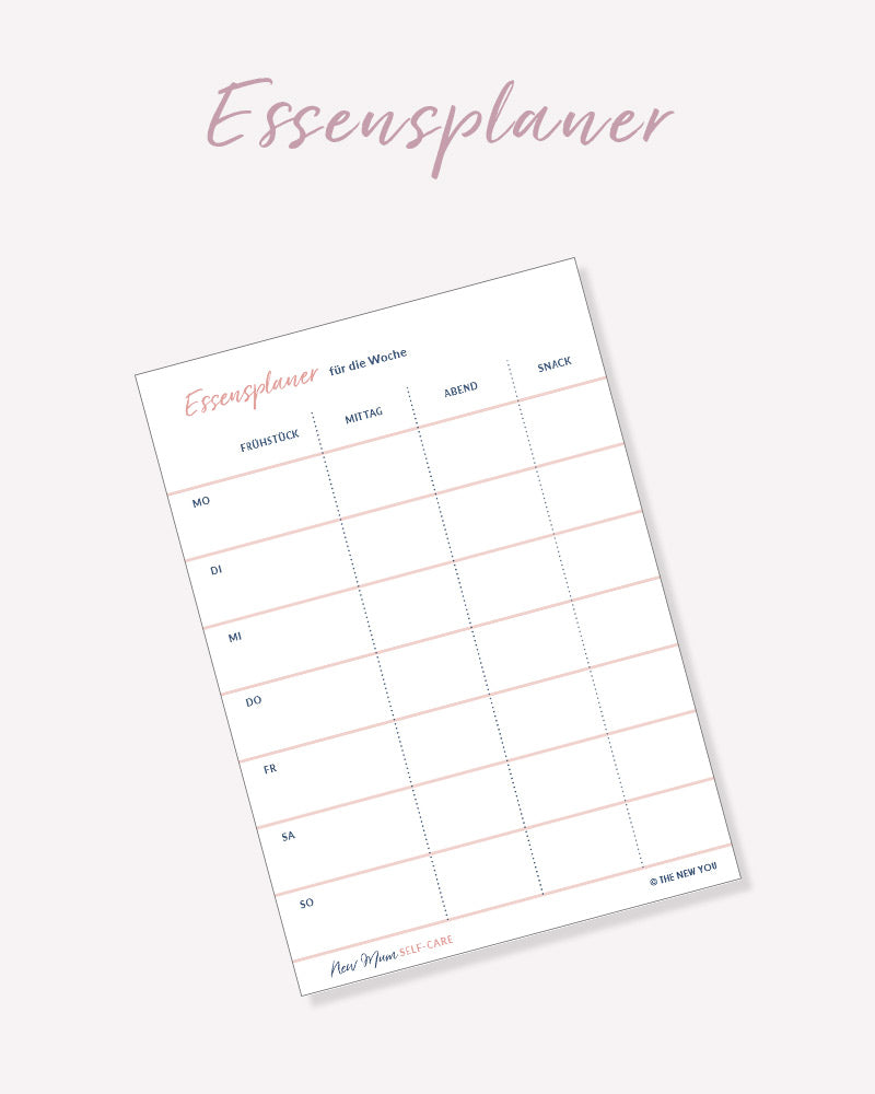 New Mum Essensplaner