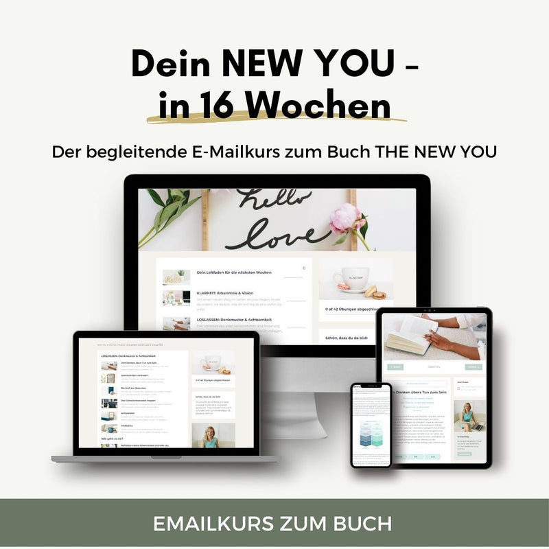 Emailkurs zum Buch THE NEW YOU